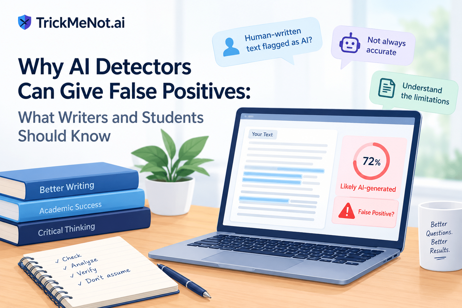 Why AI Detectors Can Give False Positives: What Writers and Students Should Know 2 Why AI Detectors Can Give False Positives: What Writers and Students Should Know